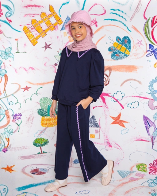 Image of Amora set Kids Navy