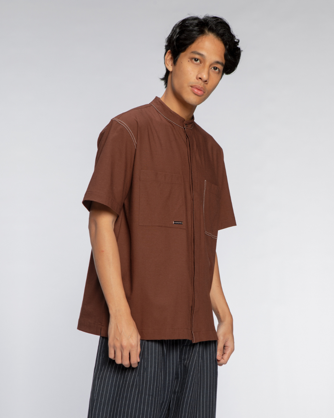 Ananta shirt Dad Dark Brown