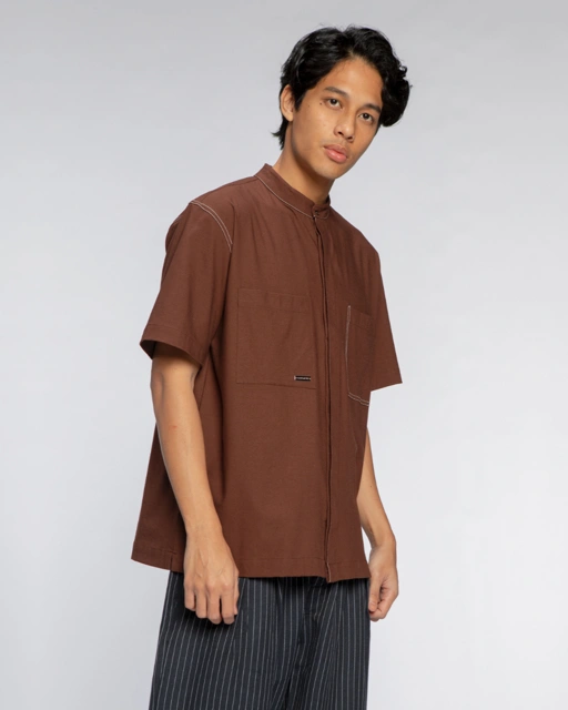 Ananta shirt Dad Dark Brown