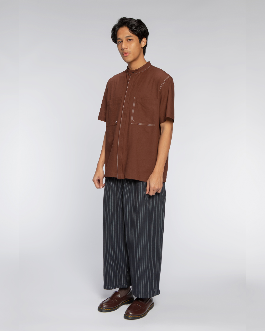 Ananta shirt Dad Dark Brown