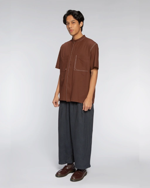 Image of Ananta shirt Dad Dark Brown