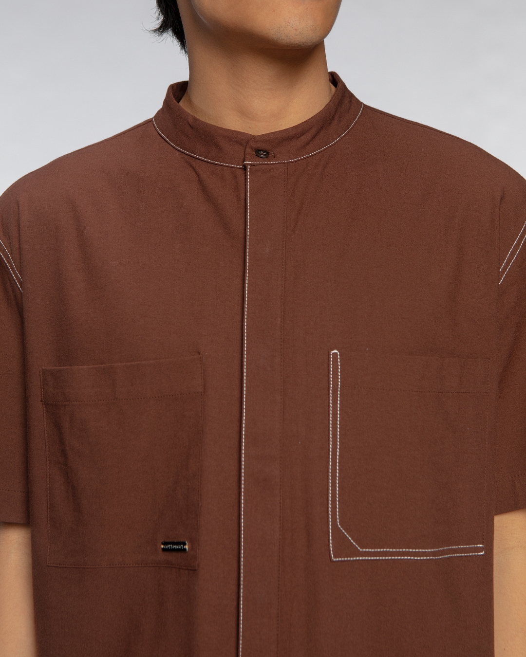 Ananta shirt Dad Dark Brown