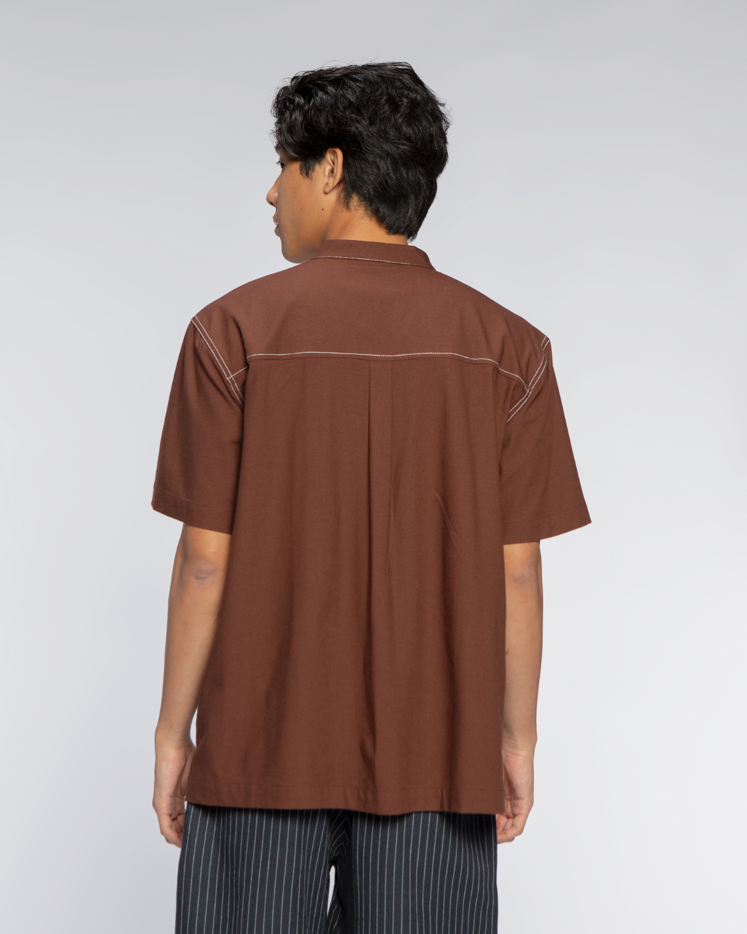 Ananta shirt Dad Dark Brown