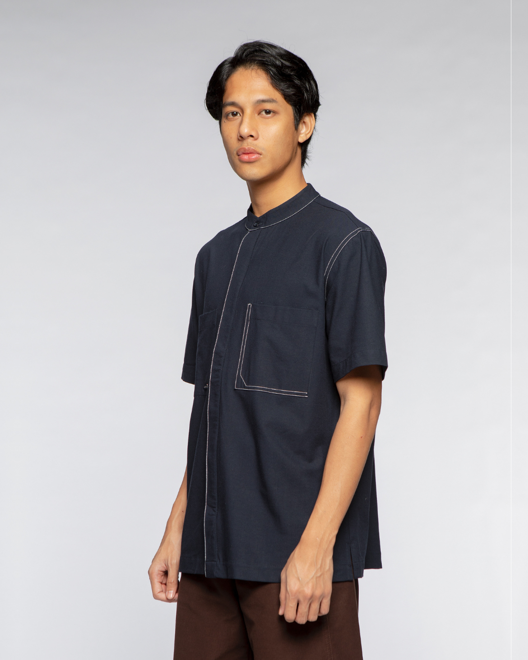Ananta shirt Dad Midnight Blue