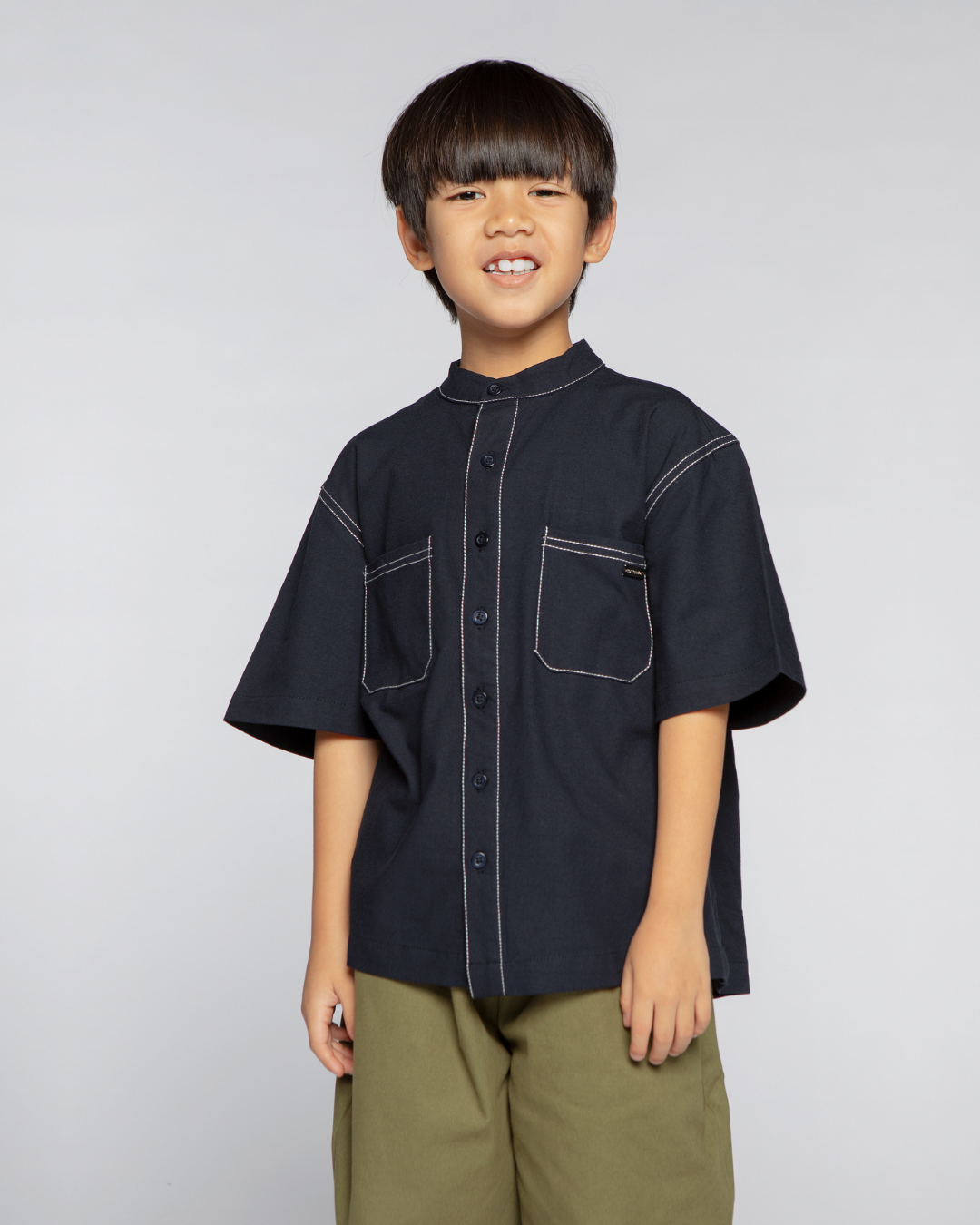 Ananta shirt Kids Midnight Blue