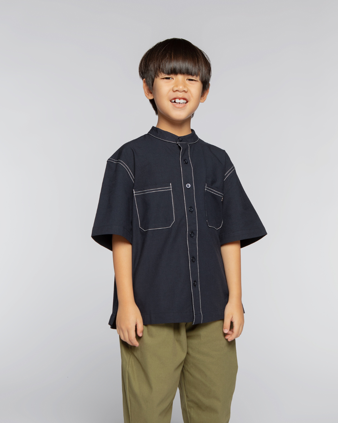 Ananta shirt Kids Midnight Blue