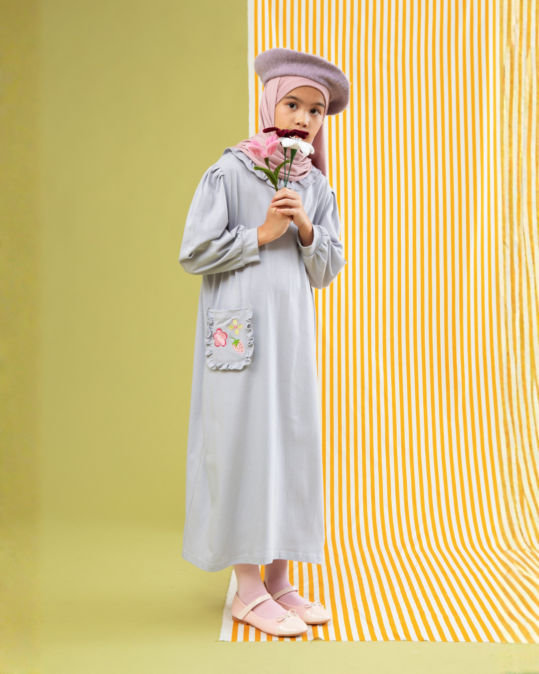 Aruya dress Kids Orchid Gray