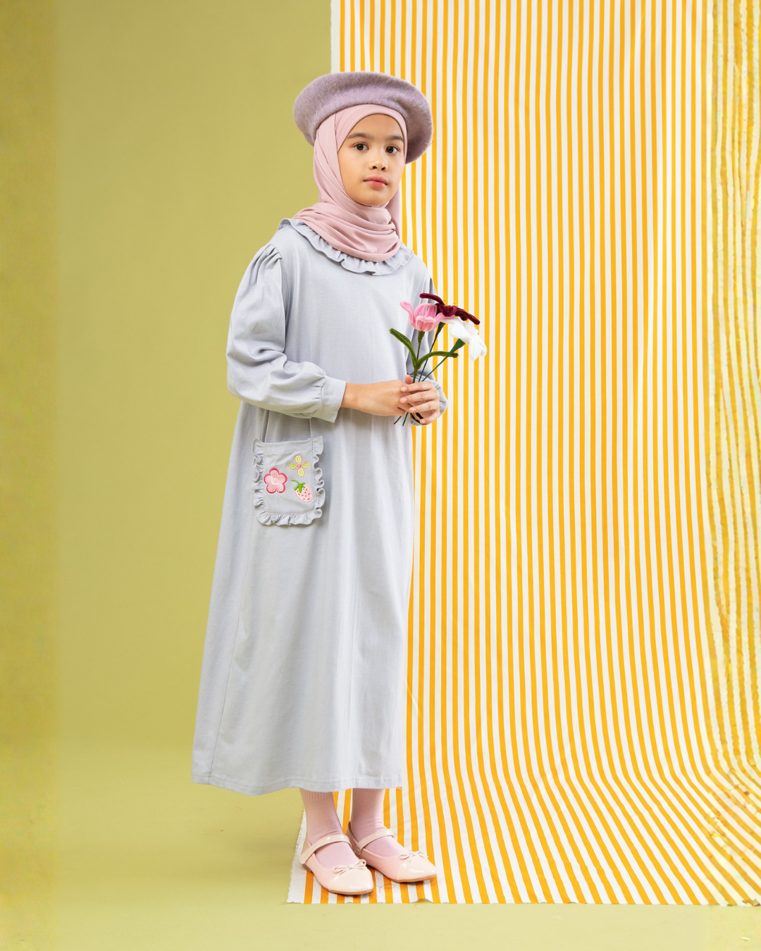 Aruya dress Kids Orchid Gray