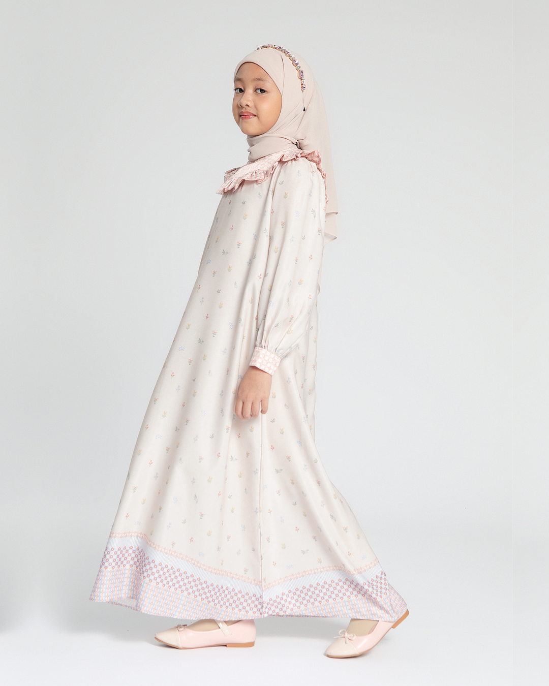 Azalea dress Kids Beige