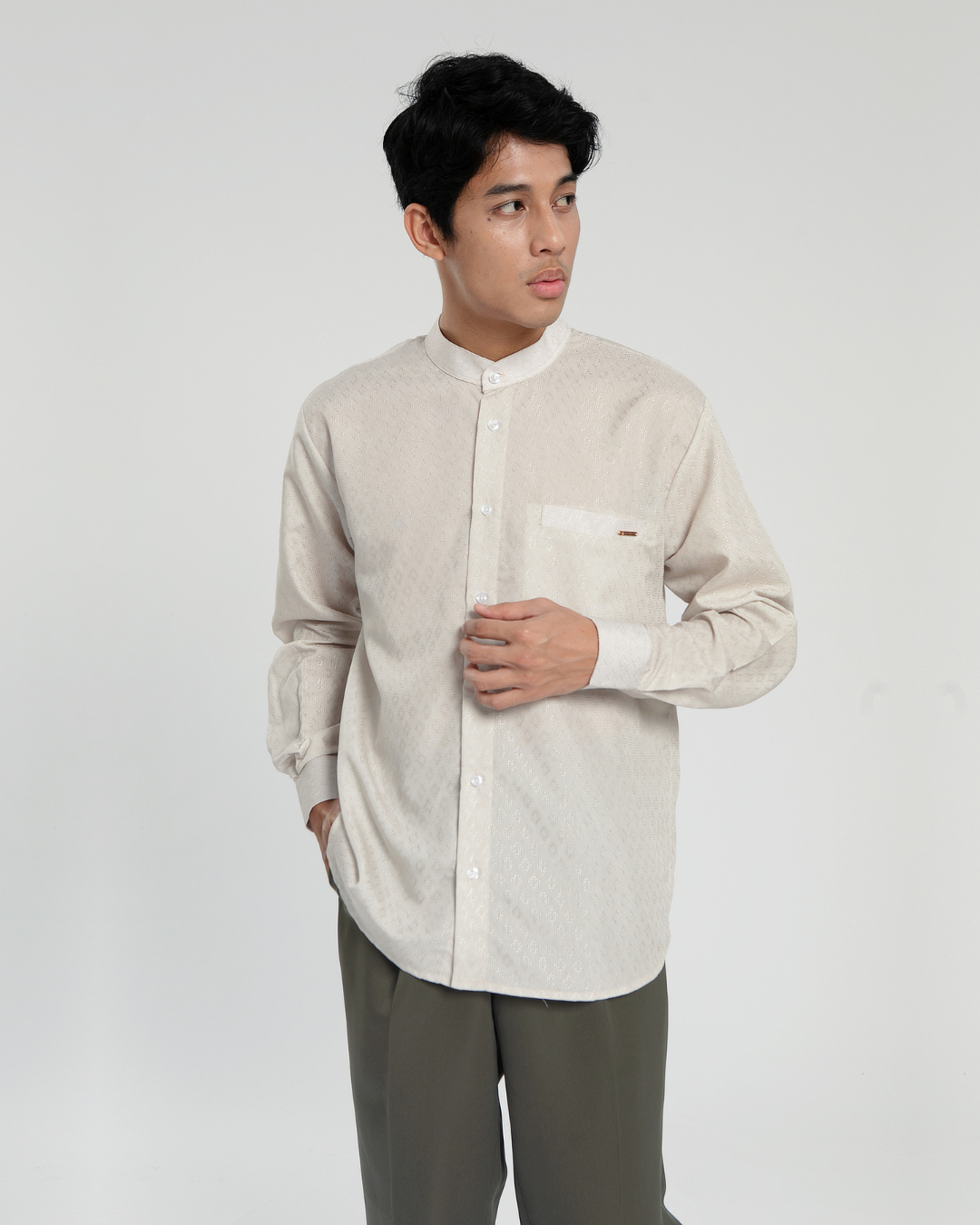 Azalea shirt Dad Beige