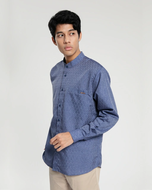 Image of Azalea shirt Dad Navy