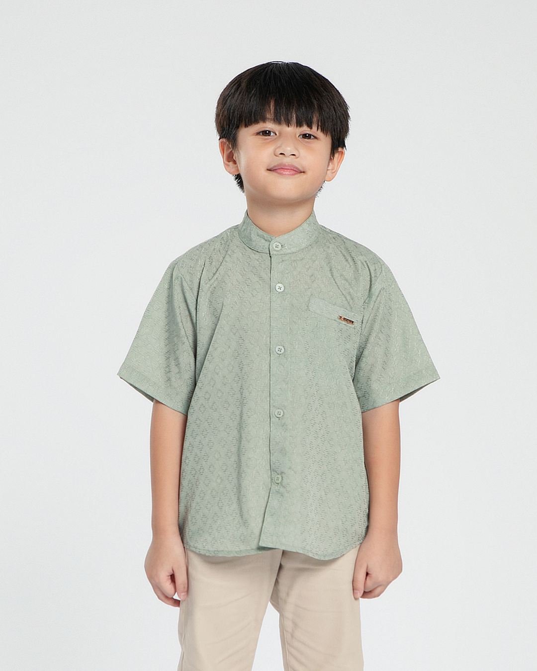 Azalea shirt Kids Moss Green