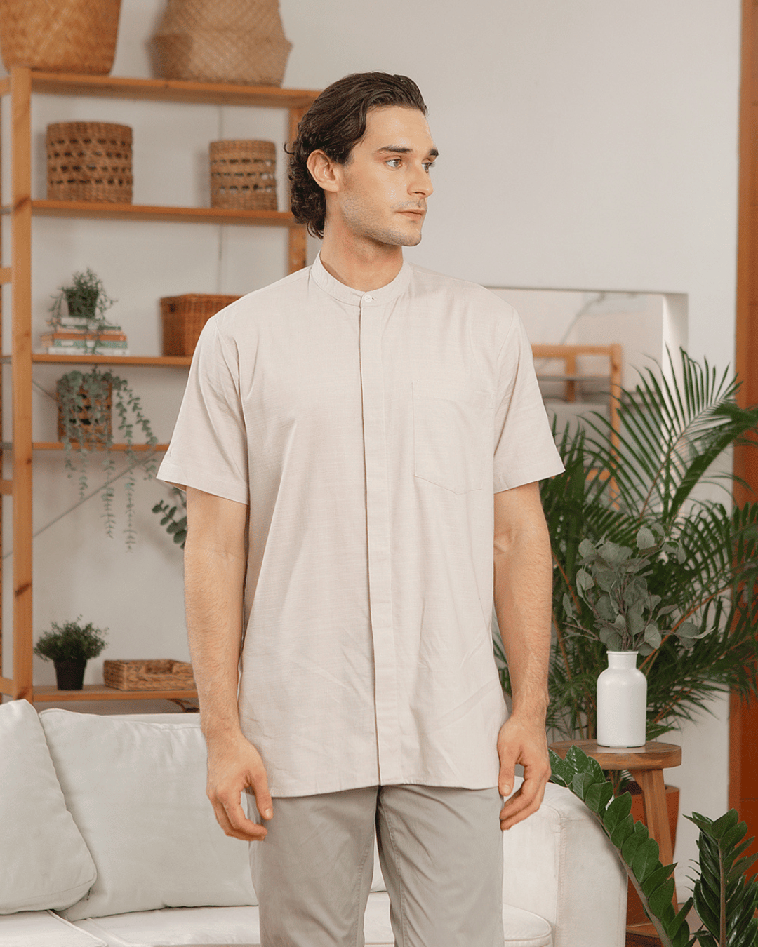 Darya shirt Man (Taupe)