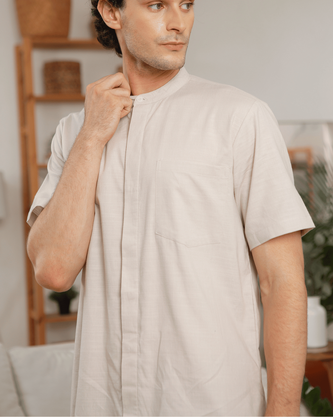 Darya shirt Man (Taupe)