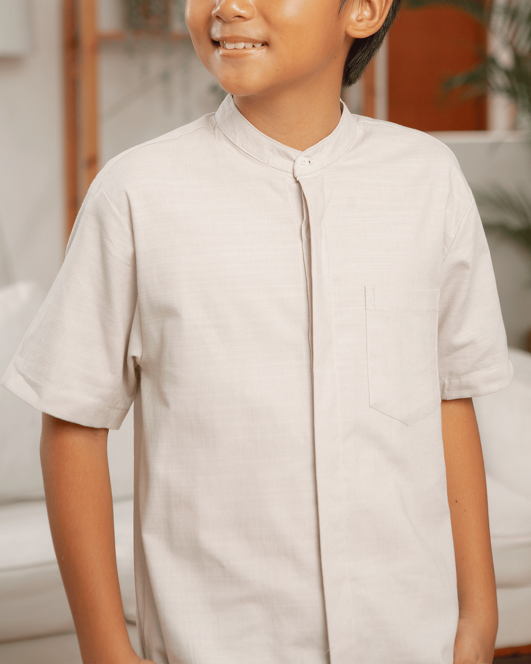 Darya shirt Kids (Taupe)