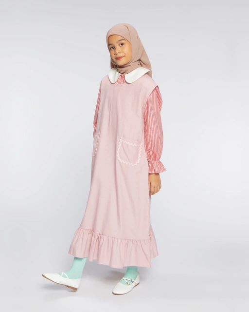 Image of Freya Outer Dress Kids Blush Pink (Outer Only)