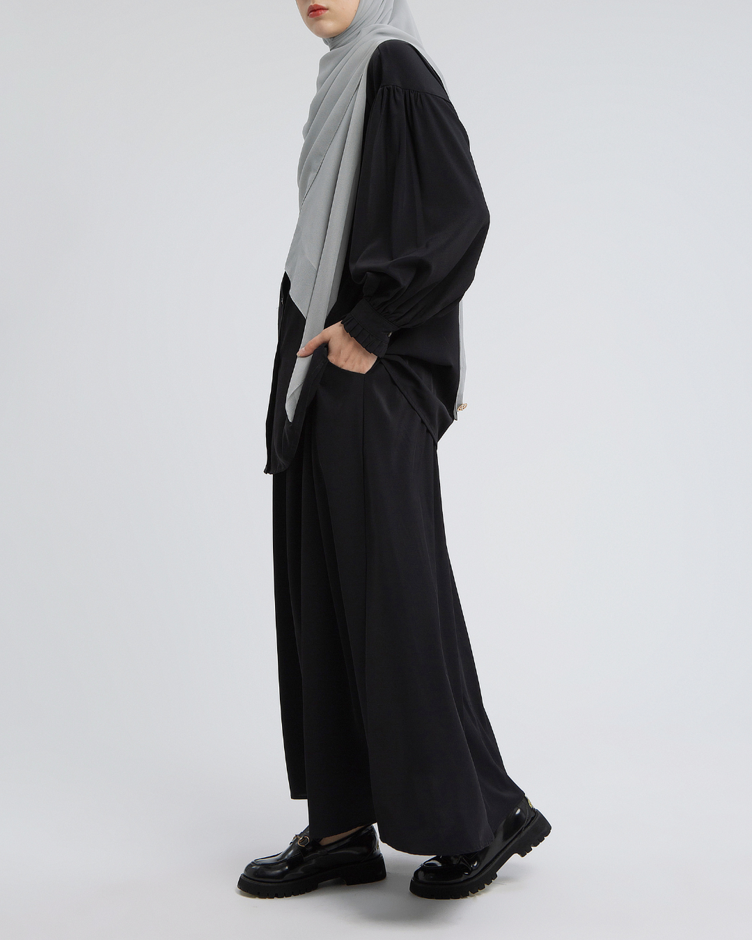 Haadiya set(Black,Navy)