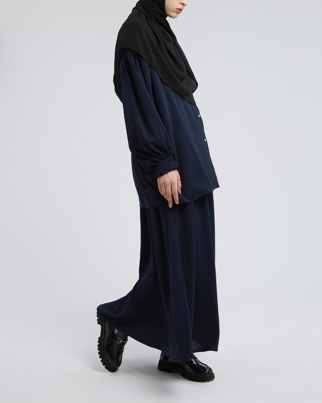 Haadiya set(Black,Navy)