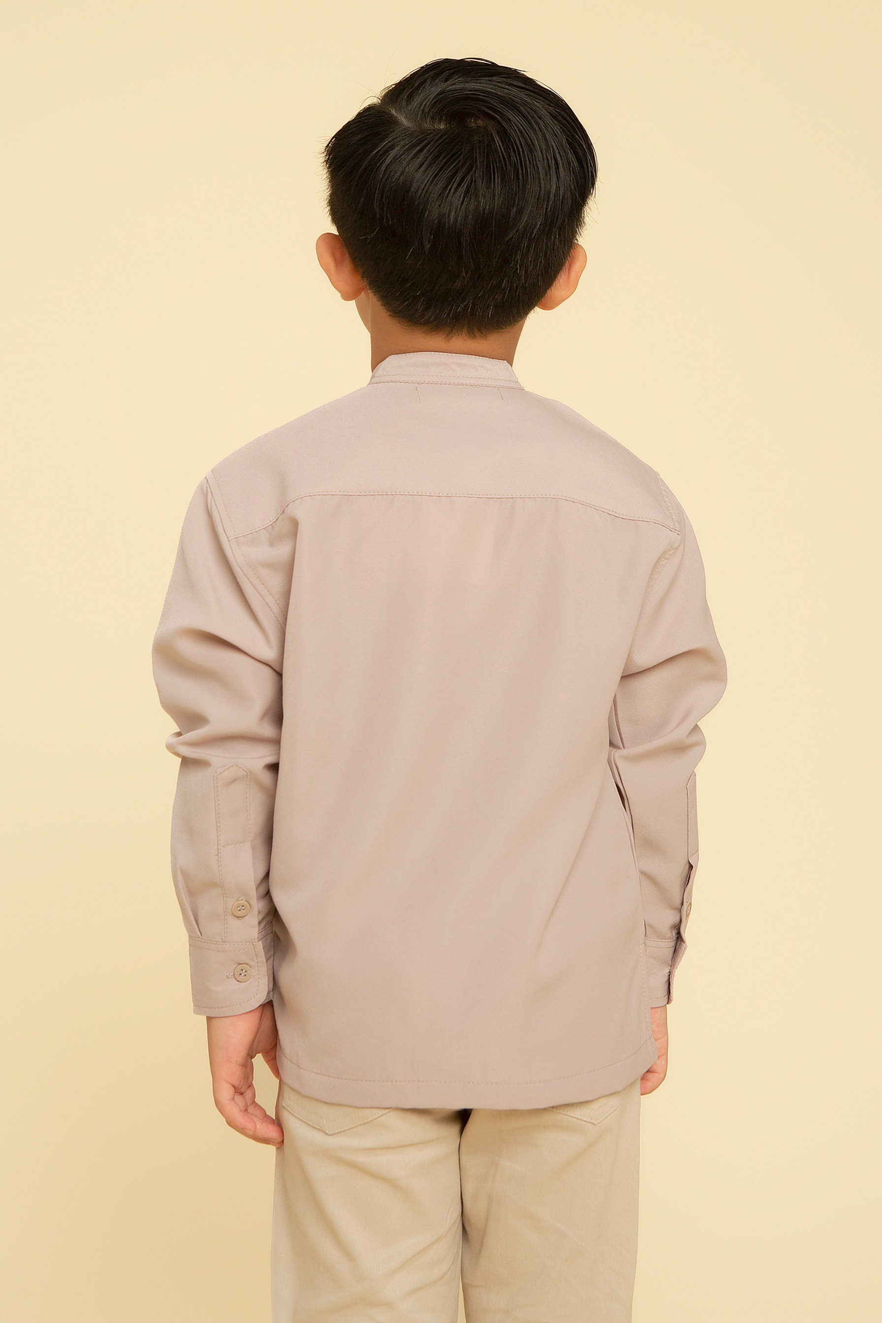 Zaida shirt Dad & Kids (Sand,Taupe,Black)