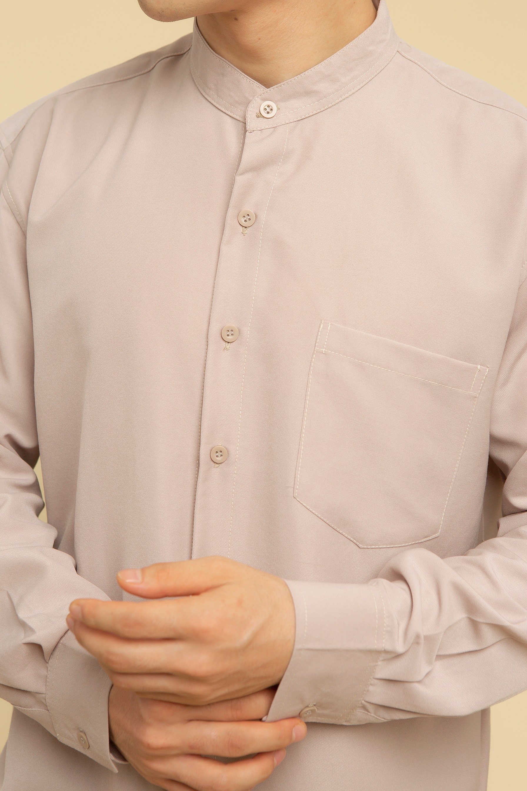 Zaida shirt Dad & Kids (Sand,Taupe,Black)
