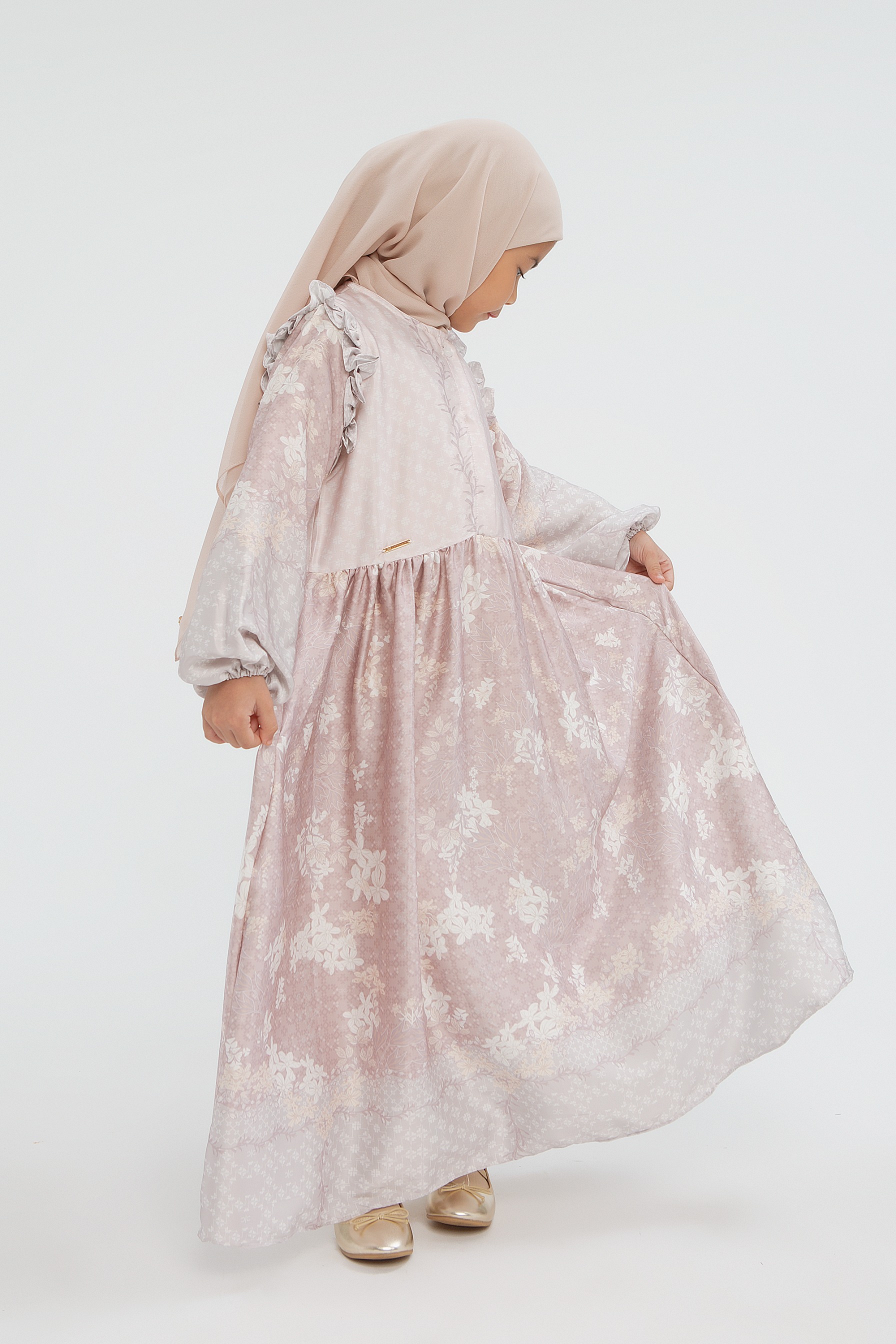 Alaia dress Kids (Beige,Soft Pink,Black)
