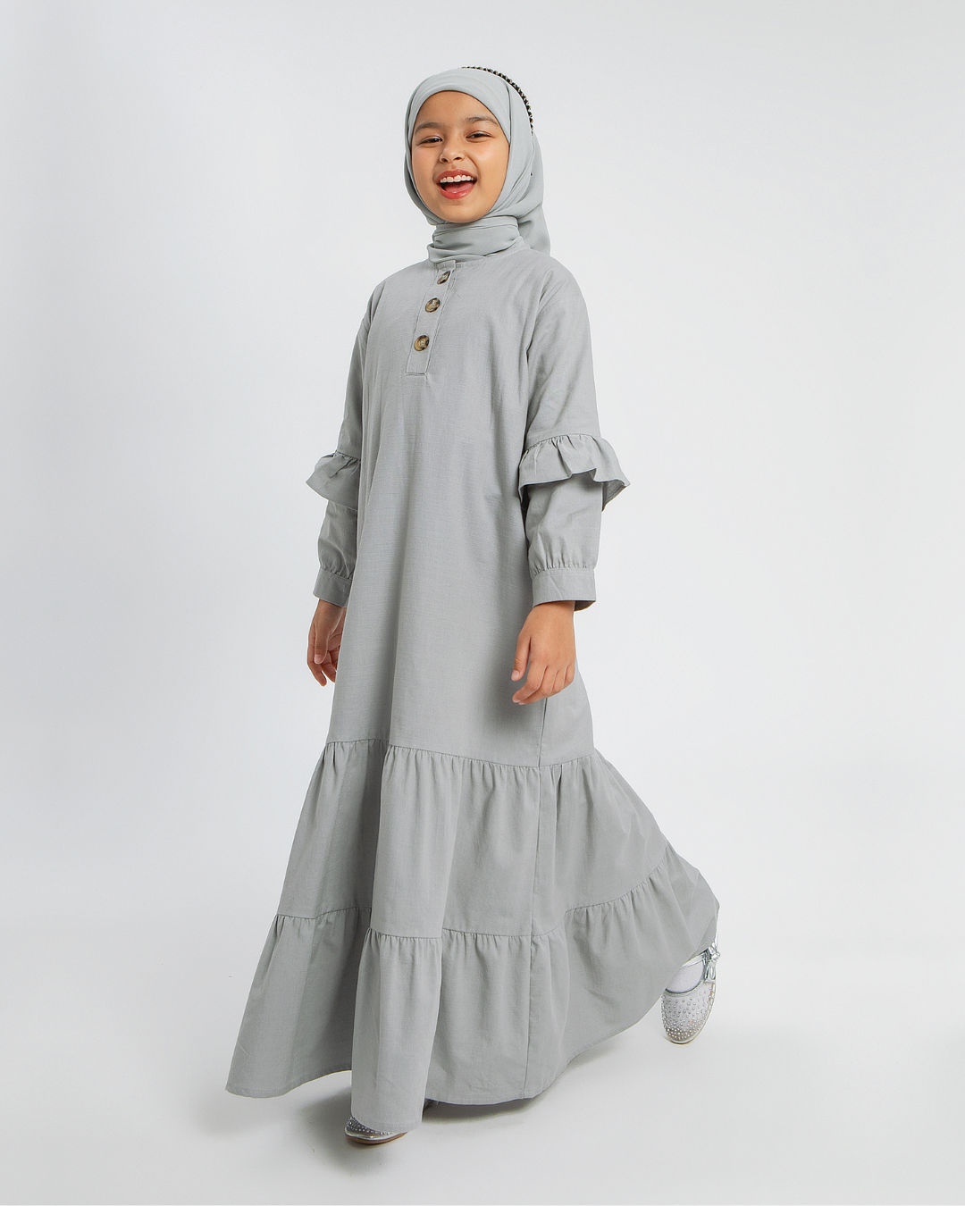 Jadira dress Kids Tempered Grey
