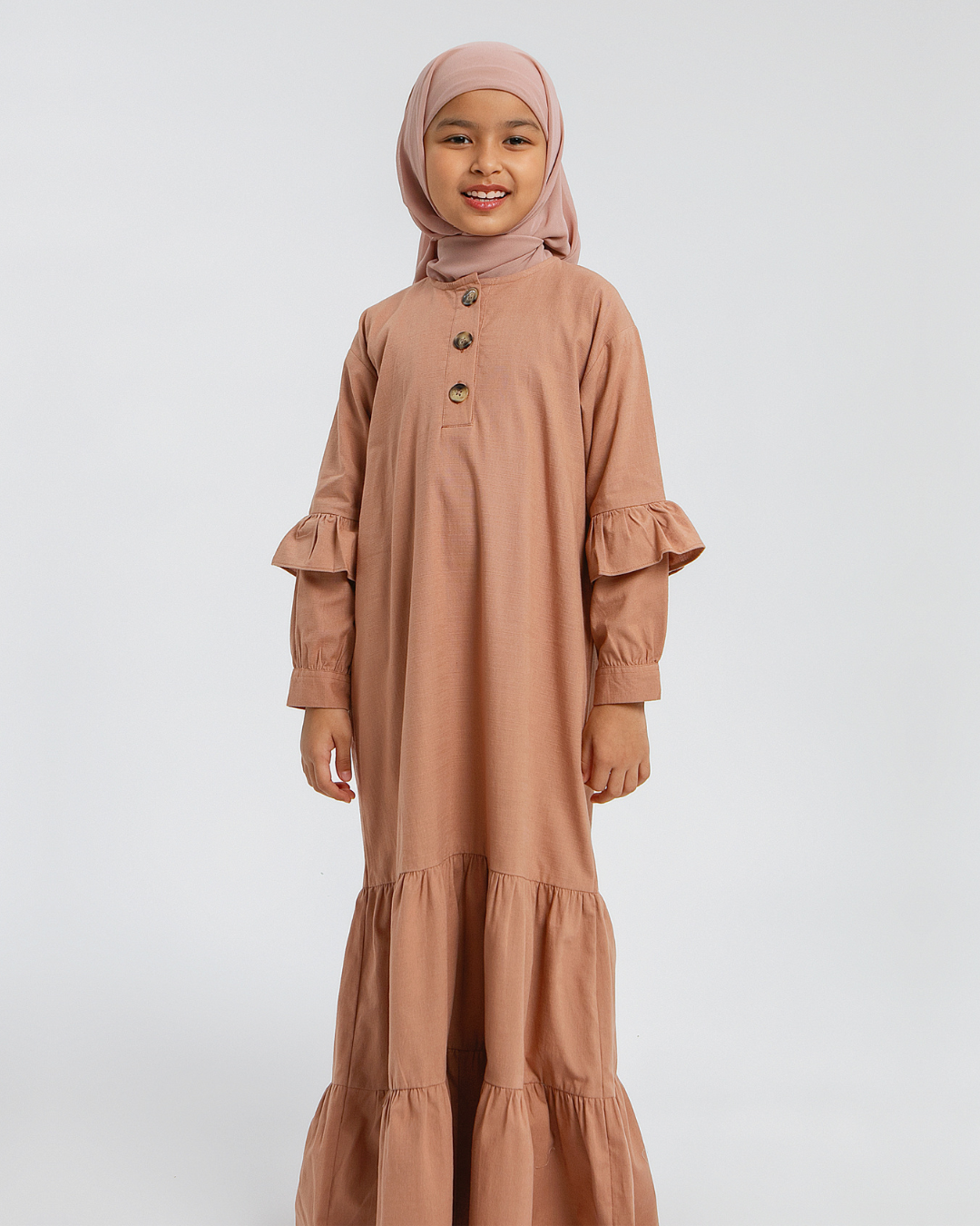 Jadira dress Kids Mocha Mousse