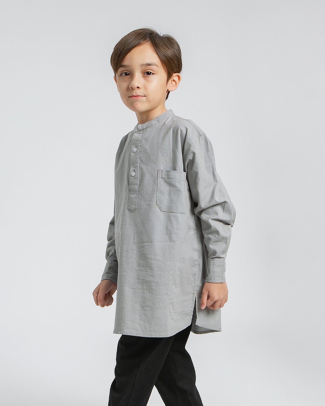 Jadira shirt kurta Kids Tempered Grey