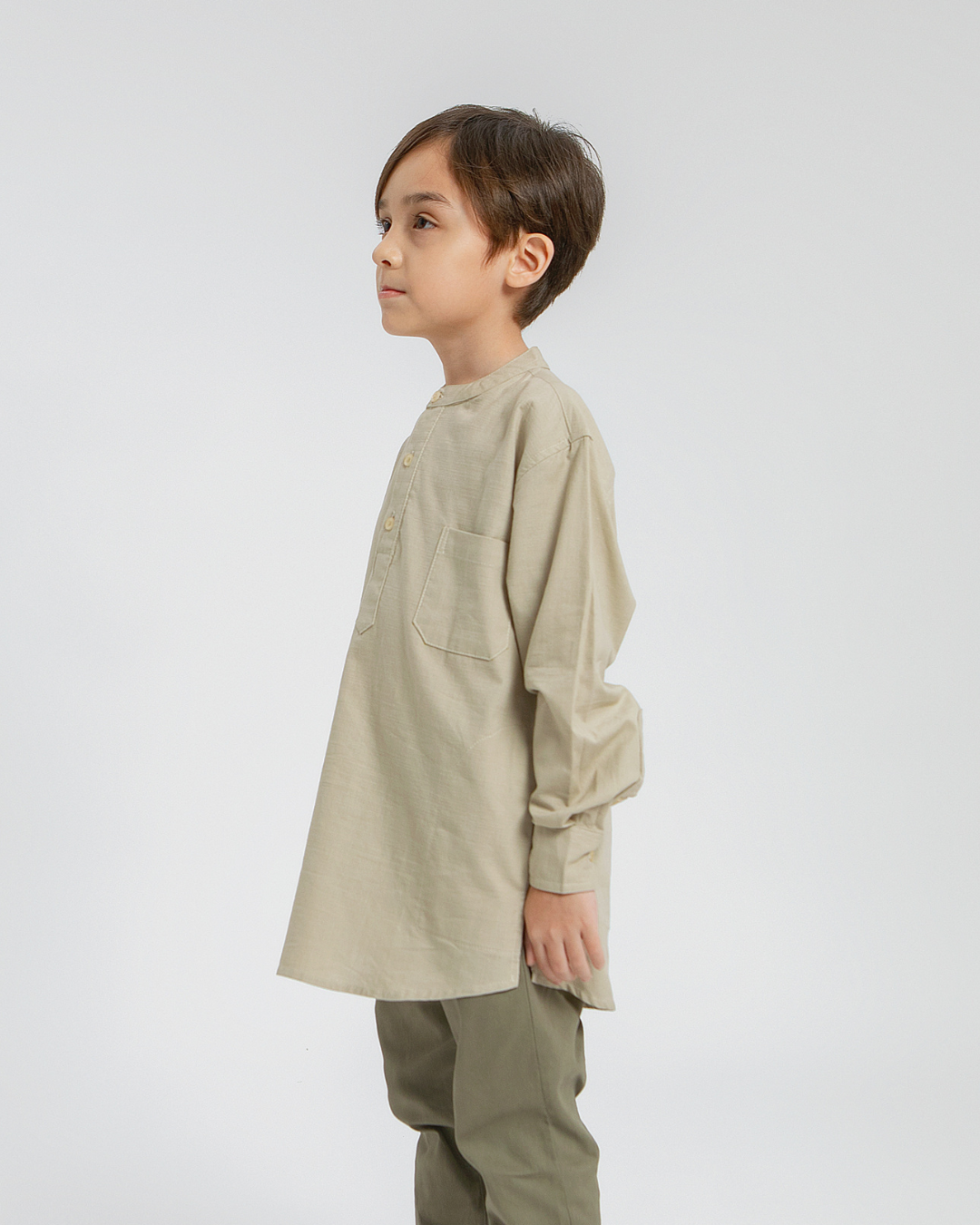 Jadira shirt kurta Kids Taupe