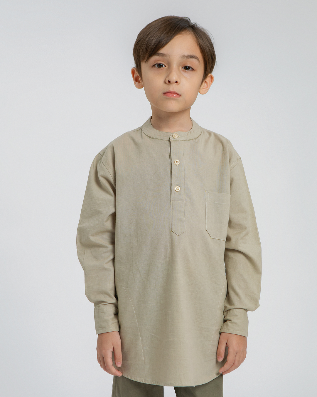 Jadira shirt kurta Kids Taupe