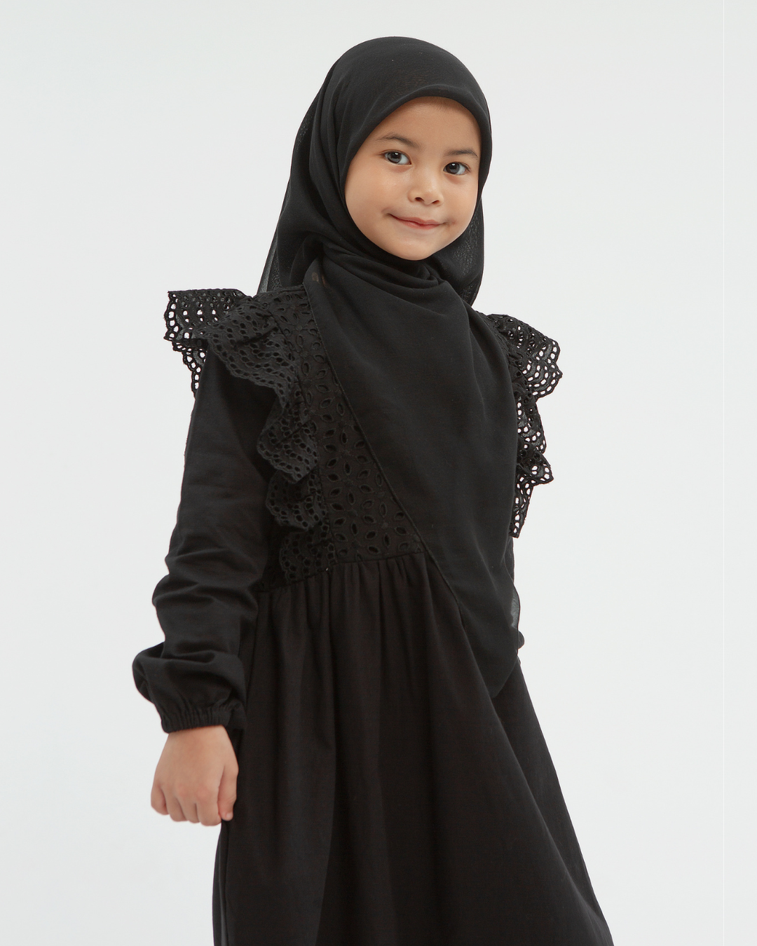 Kamila dress Kids (Milo,White,Black)