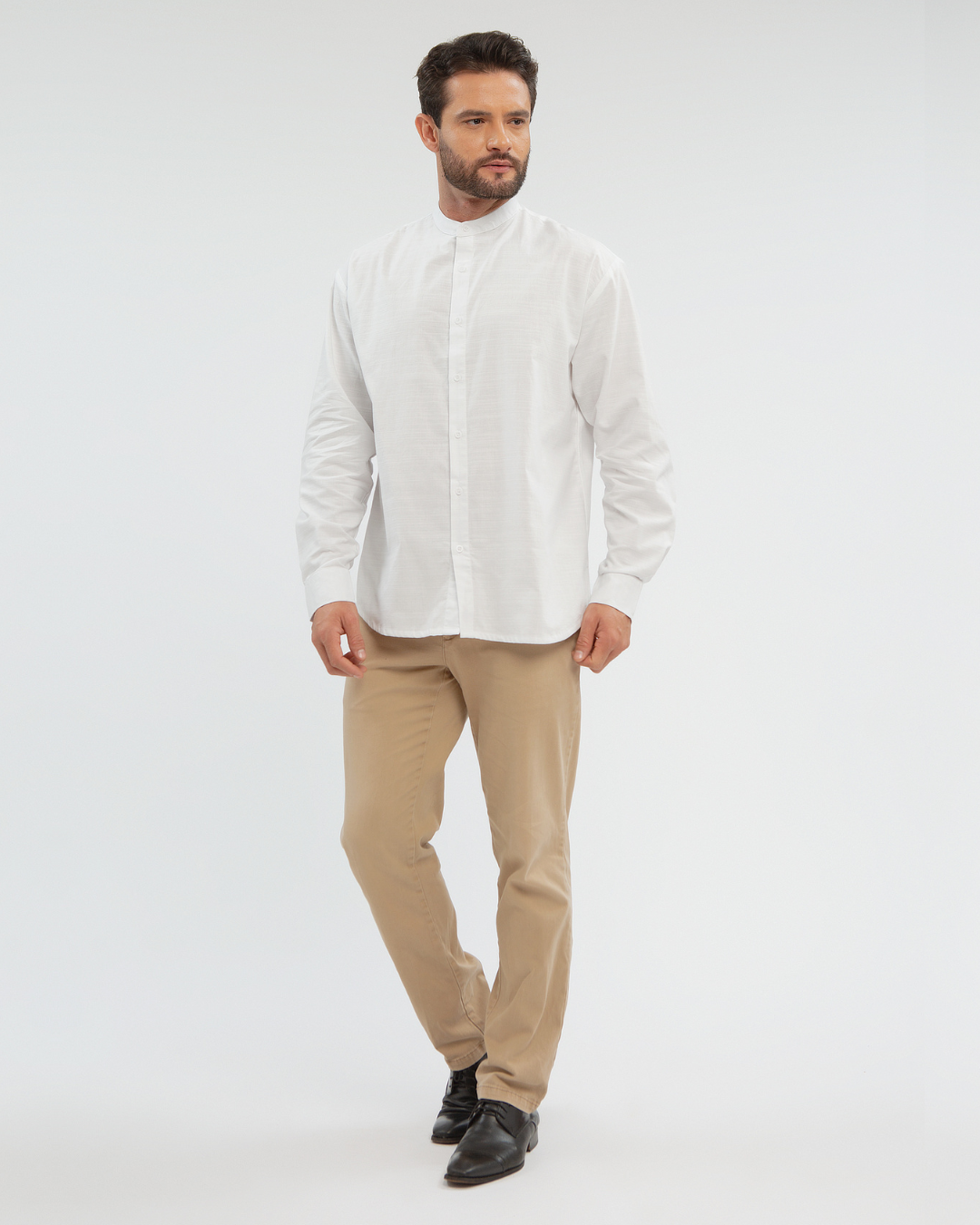 Kamila shirt Man (Milo,White,Black)