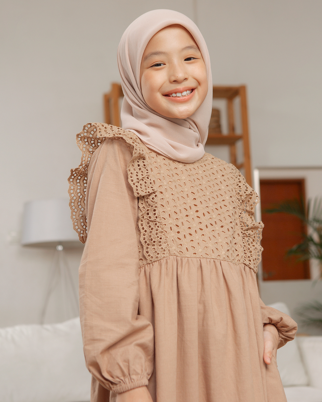 Kamila dress Kids (Milo,White,Black)