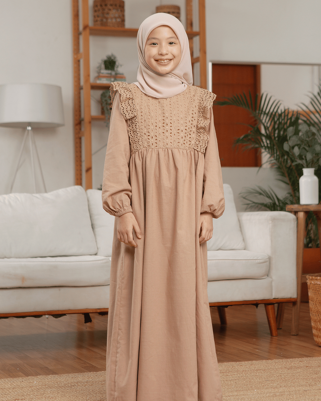 Kamila dress Kids (Milo,White,Black)