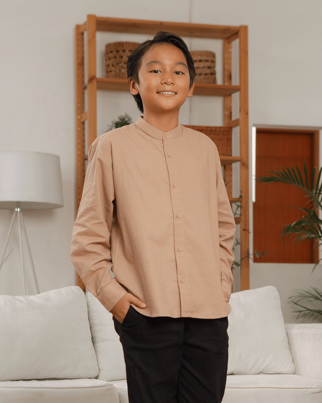 Kamila shirt Kids (Milo,White,Black)