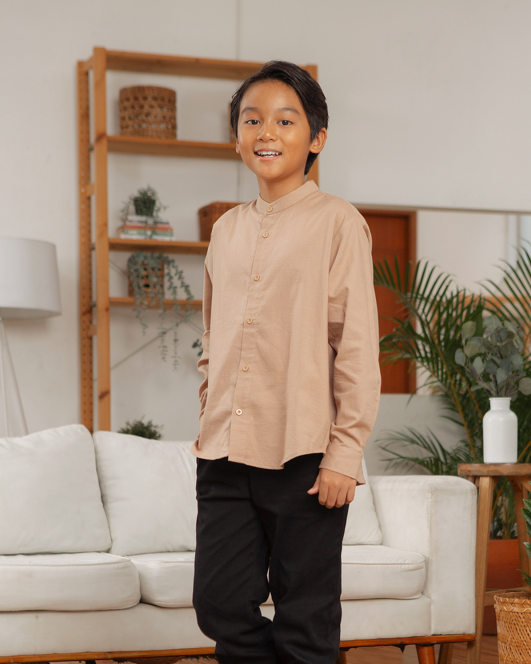 Kamila shirt Kids (Milo,White,Black)