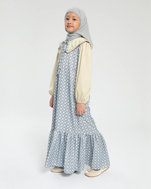 Image of Kayana dress Kids Greyish Blue