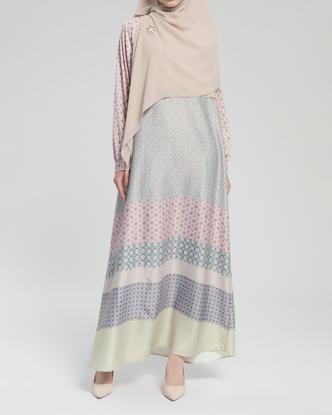 Kayana dress Mom Pinkish Blue