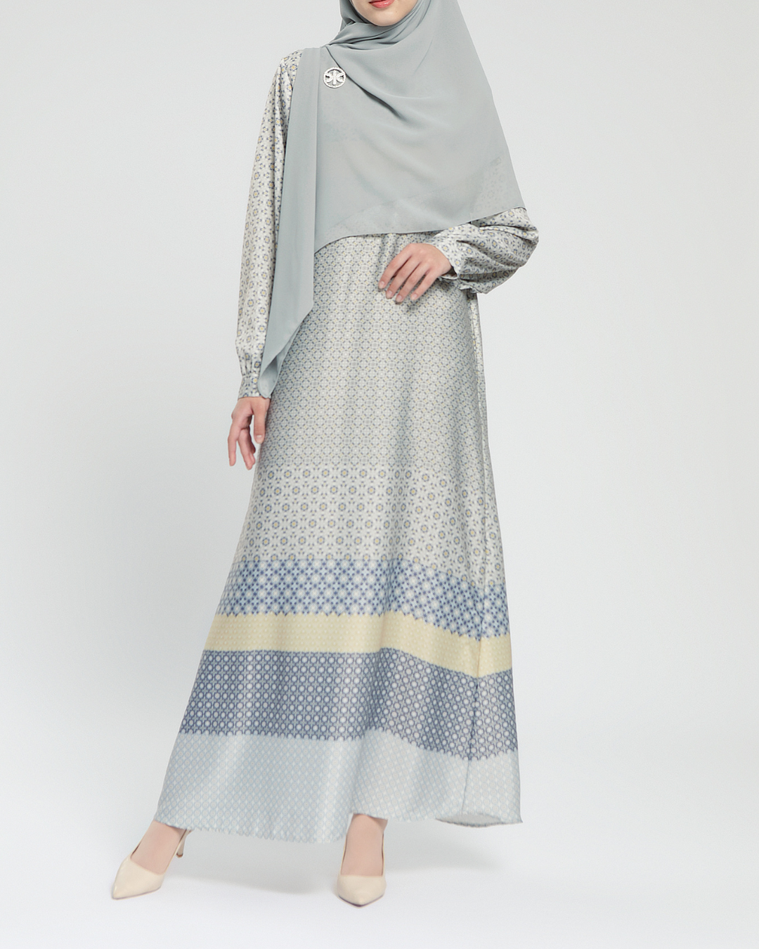 Kayana dress Mom Greyish Blue