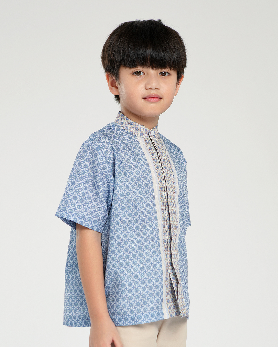 Kayana shirt Kids Pinkish Blue