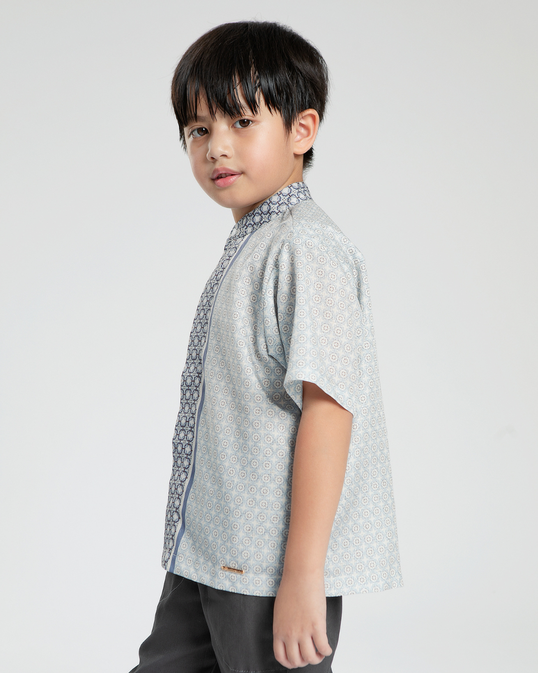 Kayana shirt Kids Greyish Blue