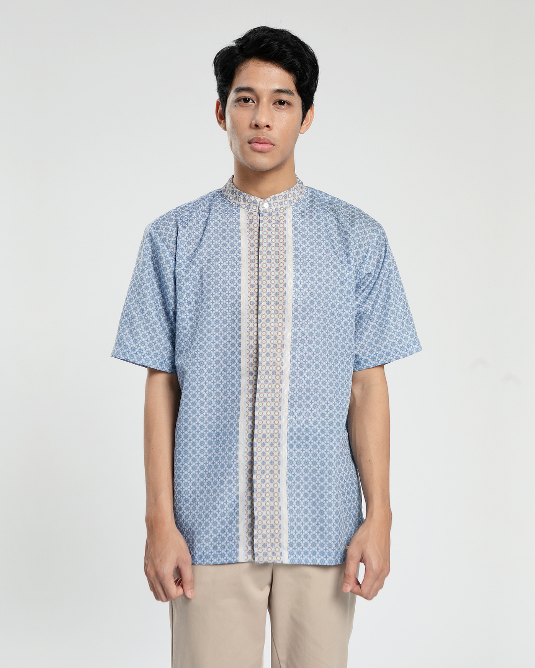 Kayana shirt Dad Pinkish Blue