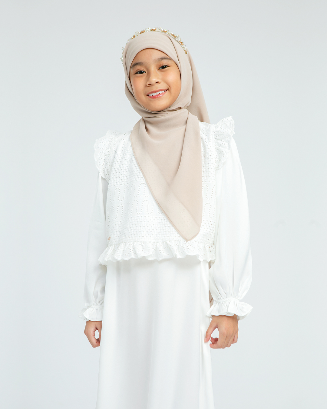 Keinarra dress Kids 2.0(White, Black)