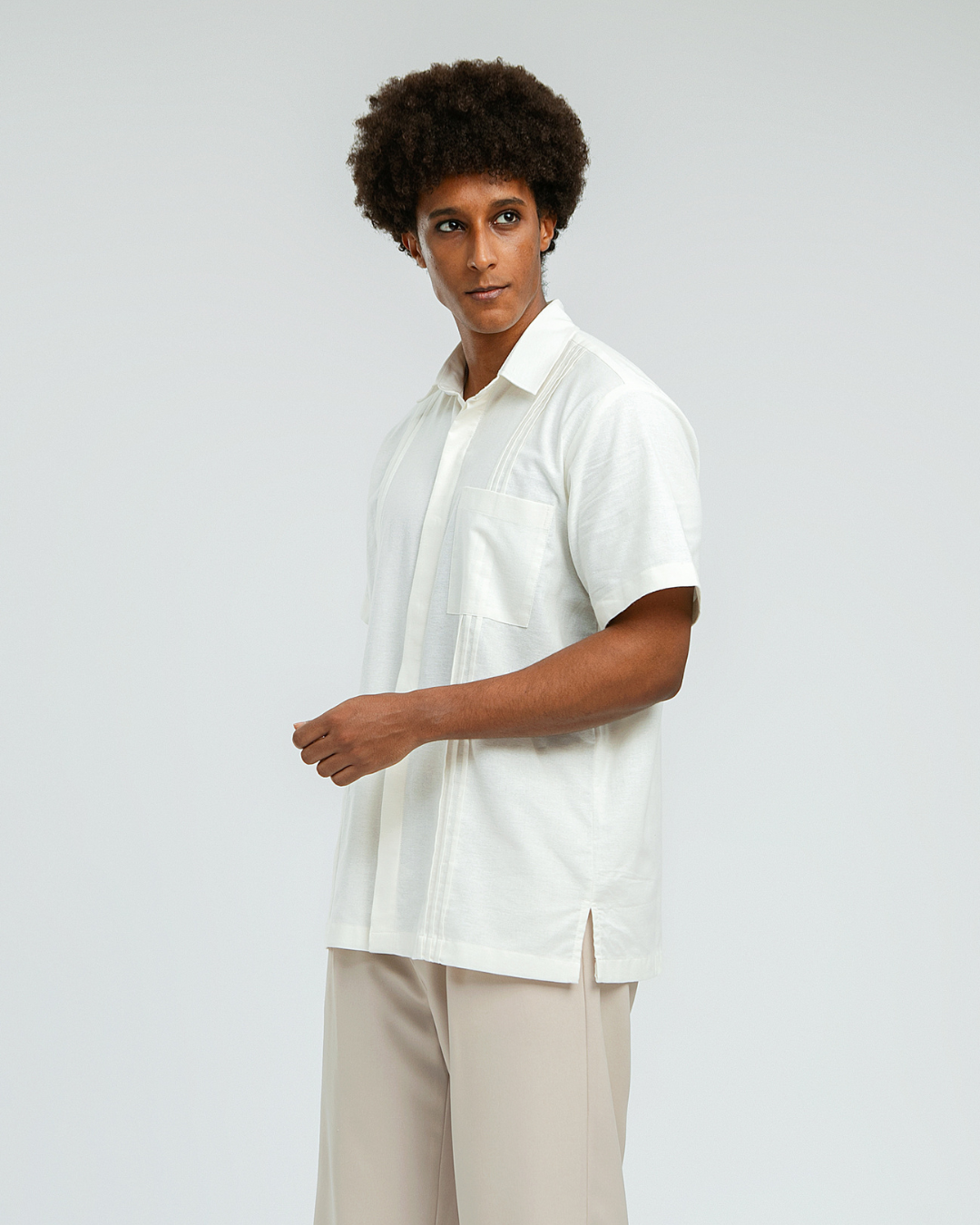 Keinarra shirt Dad 2.0(White, Black)