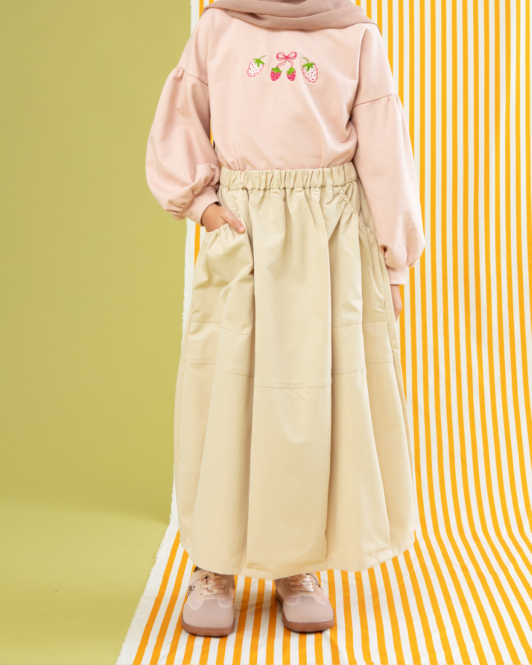 Kina skirt Kids Beige