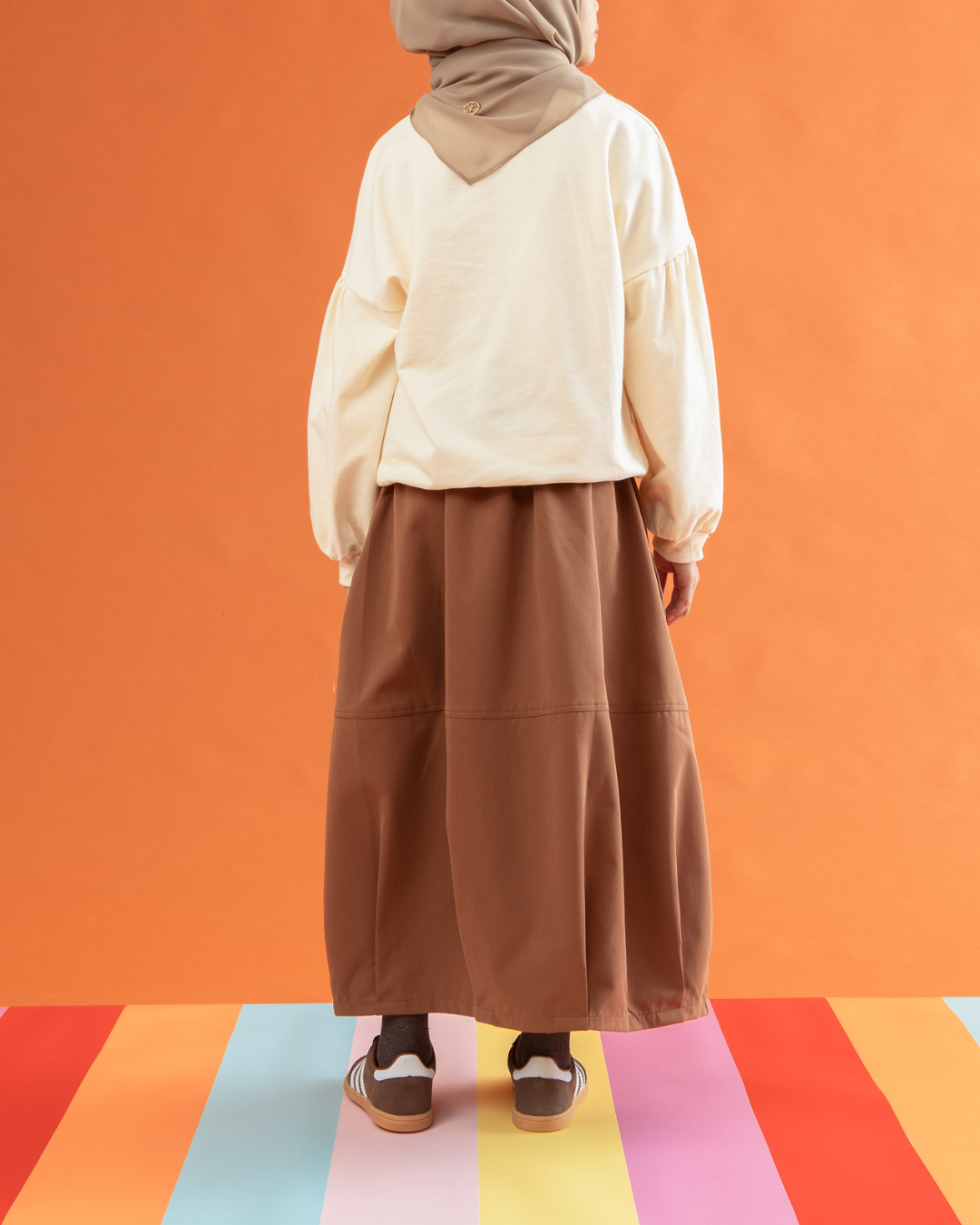 Kina skirt Kids Brown