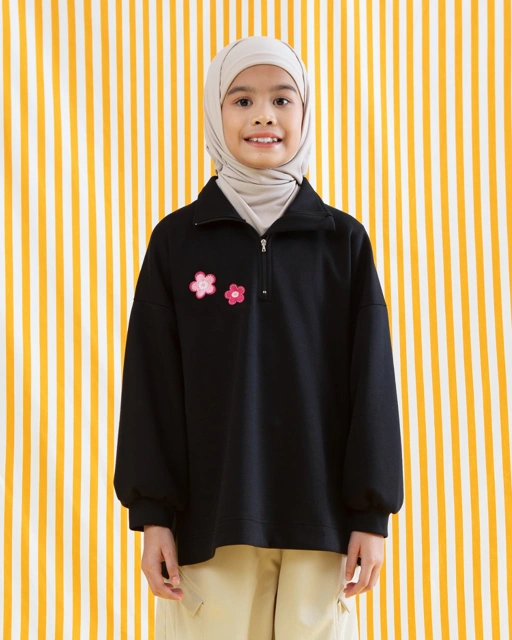 Image of Kyra Sweatshirt Kids Black