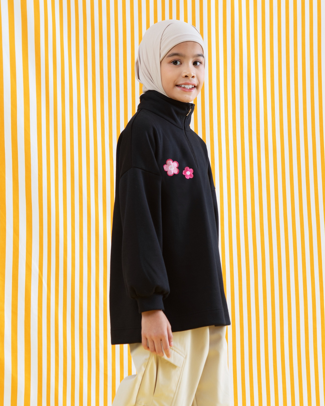 Kyra Sweatshirt Kids Black