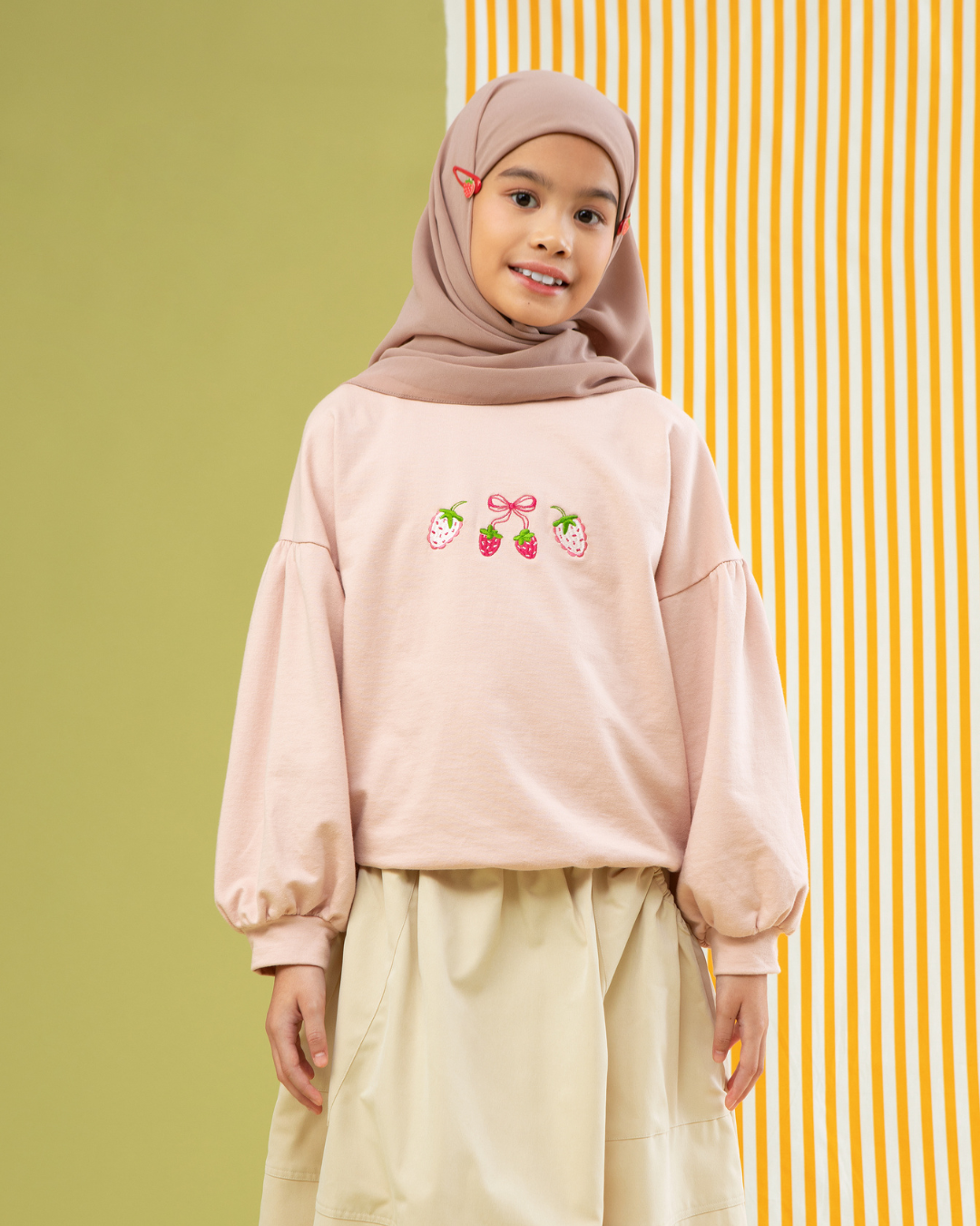Lumi T-shirt Kids Dusty Pink