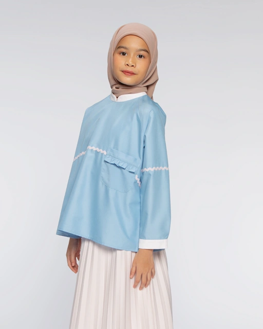 Image of Lyana shirt Kids Light Blue